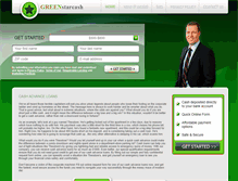 Tablet Screenshot of greenstarcash.com